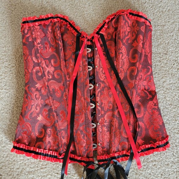 Other - NWOT Red Corset Valentine Cosplay